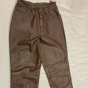 🪸🪸🪸 DEERSKIN TRADING POST WOMENS LEATHER PANTS SIZE 6 🪸🪸🪸
